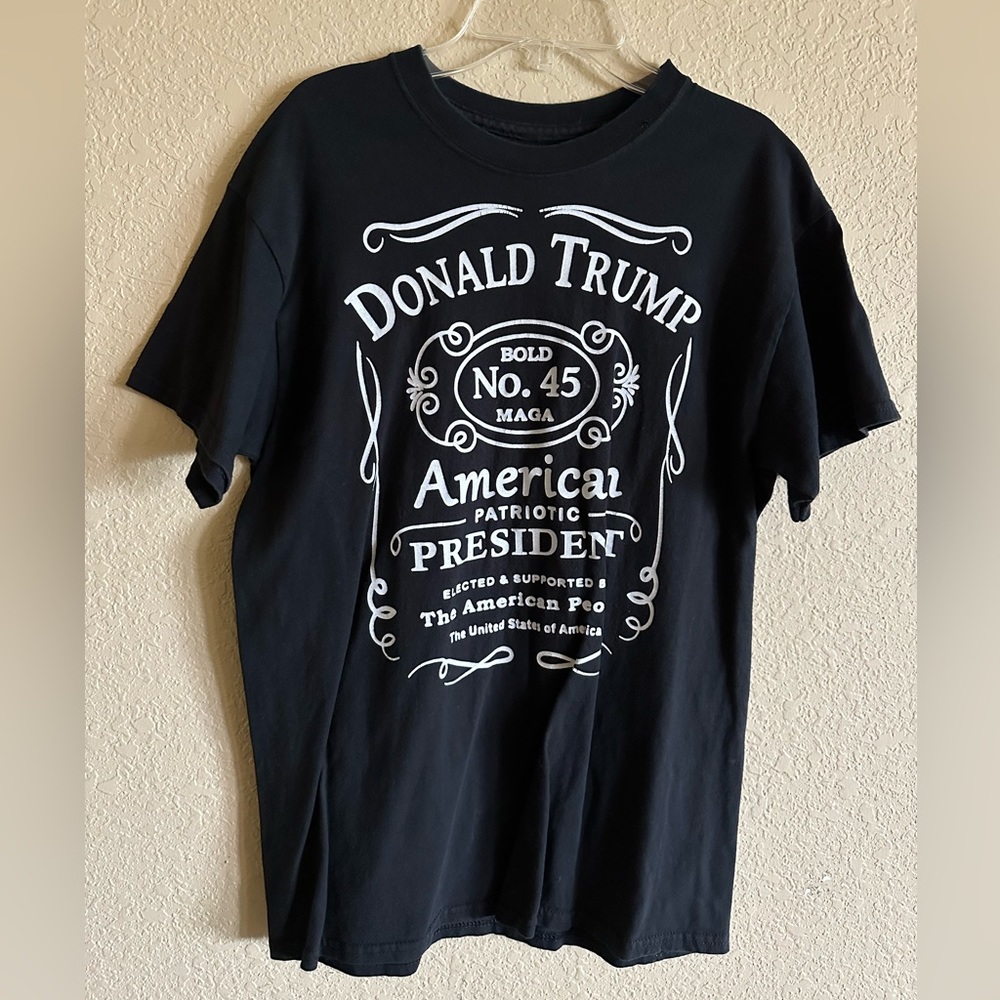 Donald Trump Black Tshirt Size Large